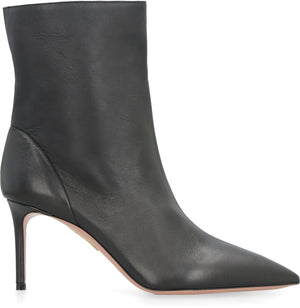 Matignon leather pointy-toe ankle boots-1